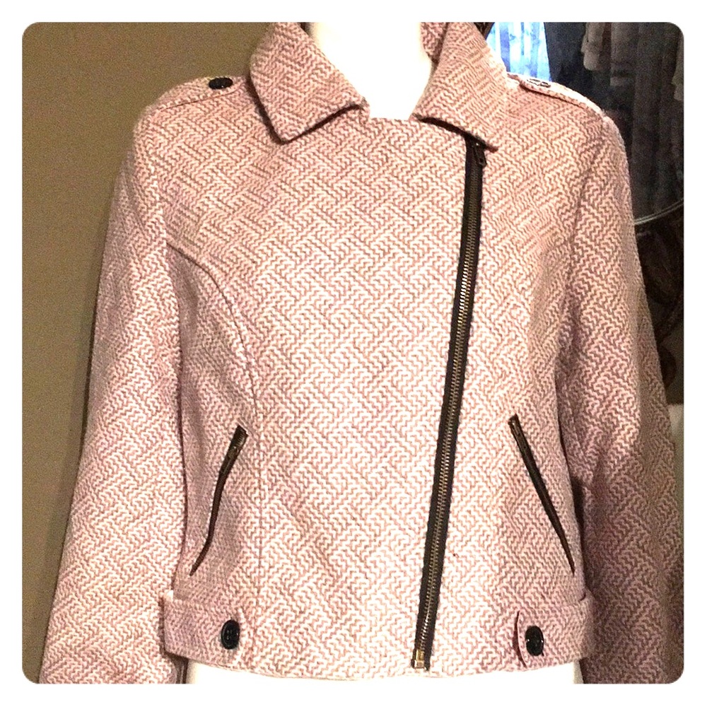 Super cute & trendy pink & grey Tulle jacket